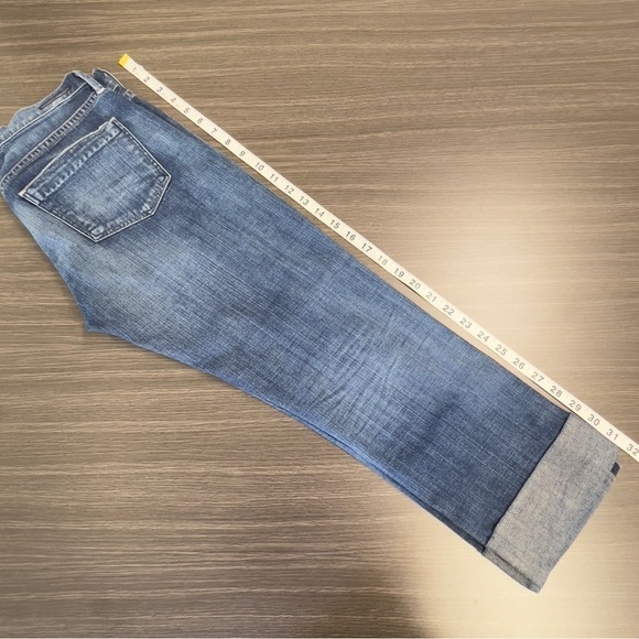 CITIZENS OF HUMANITY Dani Jeans Cropped Straight Leg. Blue. Tailored waist. - Picture 13 of 13